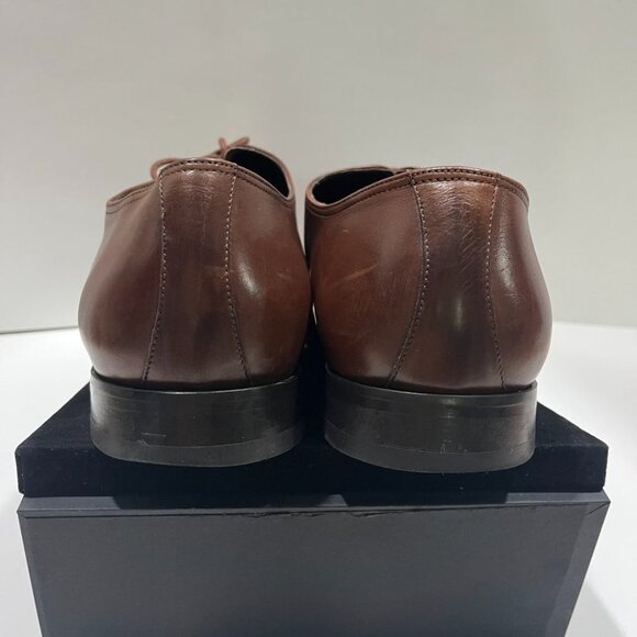 To Boot New York Nico Cap Toe Oxford Burnished Brown Leather main image 5